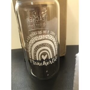 Teacher Appreciation Gift 16oz Tumbler for Women Birthday or‎ Thanks